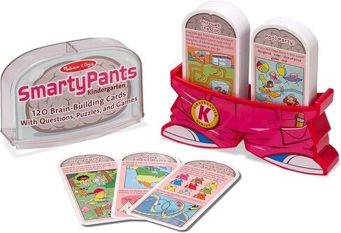 Melissa & Doug Smarty Pants Kindergarten Card Set - 120 Educational, Brain-Building Questions, Puzzles, and Games in Saudi Arabia