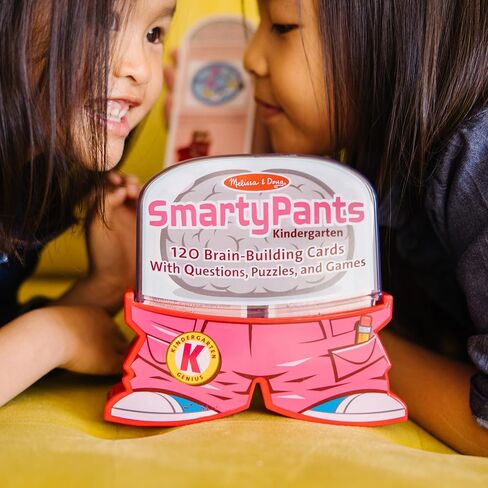 Melissa & Doug Smarty Pants Kindergarten Card Set - 120 Educational, Brain-Building Questions, Puzzles, and Games in Saudi Arabia