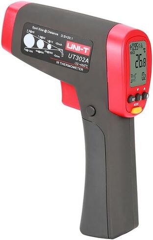 UNI-T UT303A + ميزان حرارة احترافي بالأشعة تحت الحمراء CE/RoHS -32 درجة مئوية ~ 800 درجة مئوية الدقة ≥0 درجة مئوية: ±1.5 درجة مئوية أو ±1.5%؛ <0 درجة مئوية: ±(1.5 درجة مئوية + 0.1 درجة مئوية/درجة مئوية) in Saudi Arabia