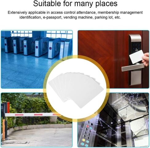 بطاقة RFID 125 كيلو هرتز، 100 قطعة من بطاقات الوصول RFID بدون تلامس EM4100 للقراءة فقط، بطاقات التحكم في الوصول إلى الباب الذكي وبطاقات الهوية الذكية للقرب من RFID in Kuwait