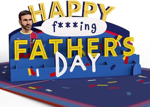 Lovepop Ted Lasso Happy Father's Day Pop-Up Card, 5 X 7", Funny Card for Husband or Dad, Greeting Card with Envelope in Saudi Arabia