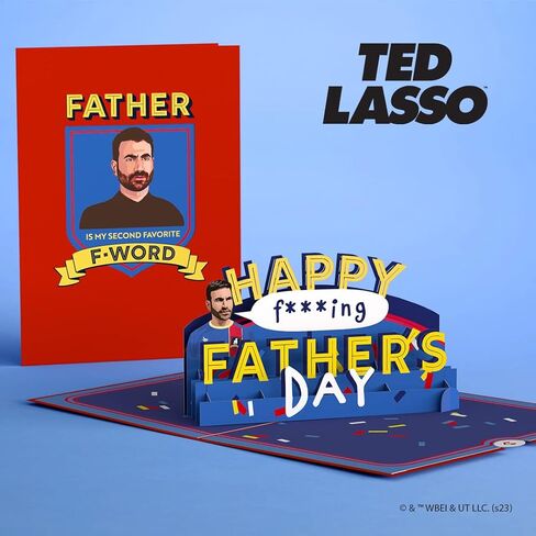 Lovepop Ted Lasso Happy Father's Day Pop-Up Card, 5 X 7", Funny Card for Husband or Dad, Greeting Card with Envelope in Saudi Arabia