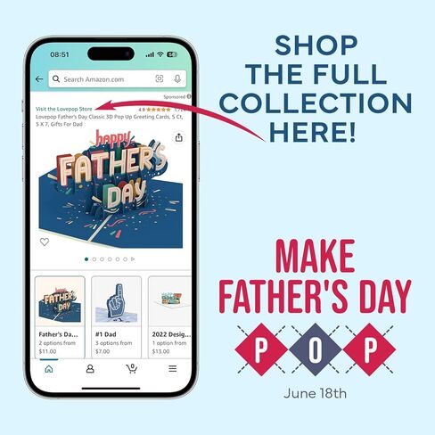 Lovepop Ted Lasso Happy Father's Day Pop-Up Card, 5 X 7", Funny Card for Husband or Dad, Greeting Card with Envelope in Saudi Arabia
