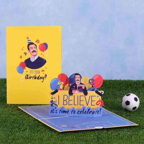 Lovepop Ted Lasso Happy Father's Day Pop-Up Card, 5 X 7", Funny Card for Husband or Dad, Greeting Card with Envelope in Saudi Arabia