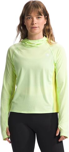 THE NORTH FACE Women's Adventure Sun Hoodie (Standard and Plus Size), Astro Lime/Lemon Yellow, Medium in Kuwait