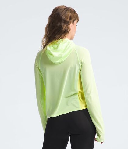 THE NORTH FACE Women's Adventure Sun Hoodie (Standard and Plus Size), Astro Lime/Lemon Yellow, Medium in Kuwait