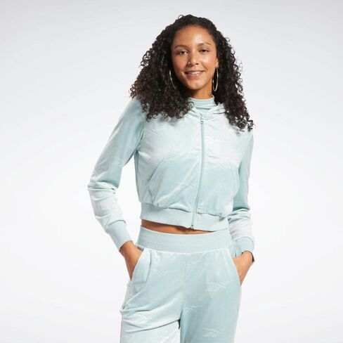 Reebok Women's Full-Zip Crop Hoodie in Saudi Arabia
