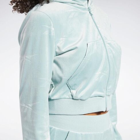 Reebok Women's Full-Zip Crop Hoodie in Saudi Arabia