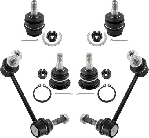BOXI (Set of 6) Front Upper Lower Ball Joints + Sway Bar End Links fit for Lexus GX470 2003-2009 / for Toyota 4Runner 2003-2017 / for Toyota FJ Cruiser 2007-2014 / K90677 K90683 K500017 K500018 in Saudi Arabia