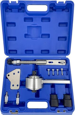 303-1611 محرك العمود المرفقي حزام بكرة أداة إزالة الصواميل 1:5 مضاعف عزم الدوران مع مقبس مركزي 21 مم و 24 مم لمحركات Ford 1.0 & 2.0 ECOBOOST Duratec in Kuwait