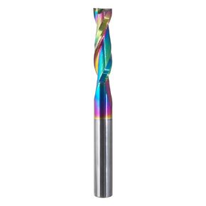 HEME 1/4 Shank Up Cut Spiral Router Bit 1/4 inch Cutting Diameter 1 inch Cutting Length CNC Router Bits for Woodworking with Extra Long Life Coating in Saudi Arabia