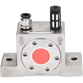 G1/4" Pneumatic Air Turbine Vibrator for Shaking Hoppers, with 60-75 dBa Quiet, GT13 High frequency Stainless Steel Industrial Air Vibrator for Material Flow in Kuwait