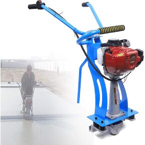4 Stroke Gas Concrete Wet Screed, Commercial Power Screed Vibratory Screed Power Unit Wet Concrete Screed Board Cement, 35.8CC Steel Cement Vibrator Gasoline Concrete Wet Screed Fits 1-5M Blade in Kuwait