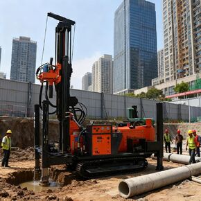 Hydraulic Pneumatic Water Well Drill Rig | Fast Deep Borehole Drilling | Deep Water Well Drilling Rig for Construction Sites, Agriculture, and Geological Survey with Stable Performance. in Kuwait