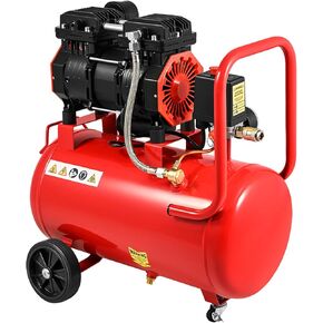 CIRONBOW 8 Gallon Ultra Quiet Air Compressor 70dB,1.8HP Oil Free 116 PSI, 2.47 CFM @ 90 PSI, Heavy Duty Portable with Wheels for Garage, Workshop, Nail Gun, Woodworking, Spray Painting, Tire Inflation in Kuwait