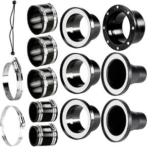Magnetic Dust Collection Fittings Kit 4" & 2.5" Hose Adapter Set | Magnetic Quick Connect Design for Fast Setup, Compatible with 4" and 2.5" Dust Collection Hoses in Kuwait