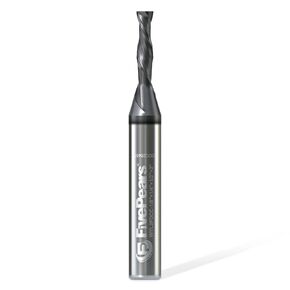 لقمة توجيه حلزونية من FivePears للأسفل من أجل CNC مع طلاء فائق الحياة، قطر القطع 1/16 بوصة، طول القطع 1/2 بوصة، مطحنة نهاية كربيد عرقوب 1/4 بوصة لنحت الخشب ونقش وطحن الحز in Kuwait