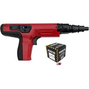 3/4" Top Hat Fastener + .27 Cal Semi-Auto Powder Actuated Tool with power indicator in Kuwait