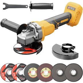 Cordless Angle Grinder, Brushless 4-1/2" Power Grinder Compatible with DeWalt 20V MAX Battery, 3-Speed, 7000 RPM, for Cutting, Grinding, Polishing – Tool Only (Battery Not Included) in Saudi Arabia