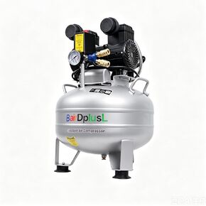 8 Gallon Pancake Air Compressor, MAX 115PSI,70dB,110V/60Hz | Oil-Free,8.75CFM,1.5HP,Ultra Quiet,Portable,Vertical Tank,for Inflation, Nail Guns and Home Use in Kuwait