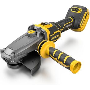 Flathead Angle Grinder for DeWalt 20V MAX Battery (Tool Only) | 5-in. brushless motor, 3 speeds (3500/5500/8500 RPM), gyroscopic kickback protection for tight corners, welds & pipes. in Kuwait