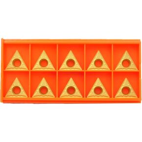 TCMT32.51 tcmt16t304 Carbide Inserts, TCMT Replacement Lathe Turning Insert for Steel, CVD Coated for Semi-Finishing, 10 pcs in Kuwait