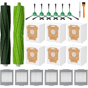 21-Pack Replacement Parts for Roomba Max 705 Vac/Plus 504 Vac Robot, for Roomba Max 705 Vac Accessories Kit Include 2 Main Brush, 6 Side Brush, 6 Dust Bag, 6 Filter in Saudi Arabia
