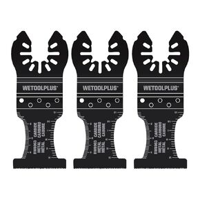 3 Pack Carbide oscillating Tool Blades for Cut Hard Material, Hardened Metal, Nails, Bolts and Screws Compatible with Rockwell oscillating Tool Blades RW8963.3 (for Metal, RW8963.3) in Kuwait
