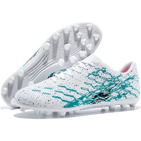 Unisex Lightweight Soccer Cleats Low Top Football Shoes | Lightweight men women soccer cleats for grass turf indoor outdoor football with flexible fit and breathable comfort in Kuwait
