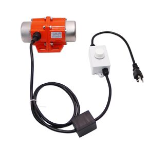 60W Concrete Vibrator Vibration Motor, US Plug AC 110V 3600rpm Speed Adjustable Aluminum Alloy Case Concrete Vibrating Motor for Shaker Table, Concrete Vibrator Motor in Kuwait