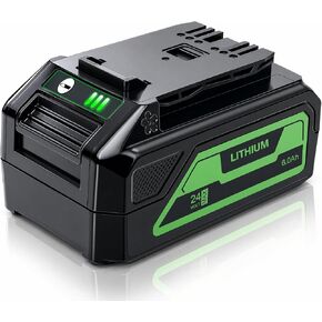 6000mAh Replacement for Greenworks 24V Battery | Compatible with Models 29842 29852 LB24A020 BAG709 Perfect for Lawn Mowers, Trimmers, Chainsaws & All 24V Cordless Tools in Kuwait