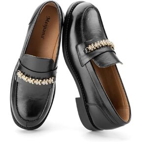 OURI Loafers for Women Comfortable Slip on Work Shoes Business Casual Dress Shoes for Women Lightweight Penny Loafers in Kuwait