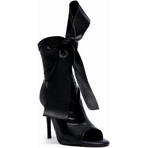 MissHeel Peep Toe Booties for Women Sexy Bow Tie Ankle Boots in Saudi Arabia