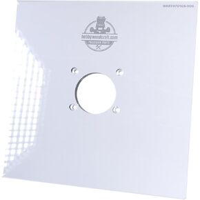 Hobbywoodcraft 3/8″ Thick 9″ square baseplate upgrade with a 2″ opening, compatible with RT0701C fixed base in Kuwait