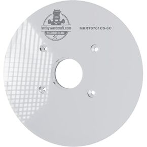 Hobbywoodcraft 3/8″ Thick 6″ circle baseplate upgrade with bushing compatibility for RT0701C fixed base in Kuwait