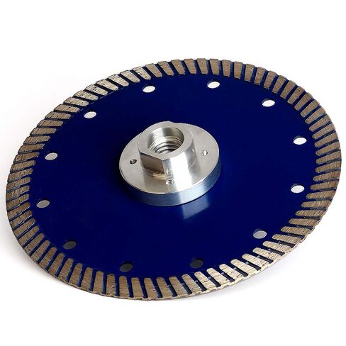 6" Diamond Tile Blade Granite Blade with 5/8"-11 Flange for Porcelain Tile Granite Marble (6"-Flange) in Kuwait