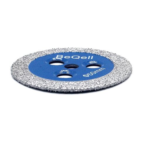 Diamond Mini Engraving Saw Blade,BeQell 5pcs 2" Mini Cutting Disc with 1pc 5/8''-11 Thread Flange for Marble Granite Stone Porcelain Tile Ceramic (50mm) in Kuwait