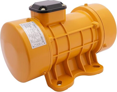 370 W/550 W Vibration Motor,110v 50Hz 2840 rpm IP44 Electric Vibrating Motor Concrete Vibrator Industrial Vibration Motor Concrete Cement Intensive Vibrator Motor (550 W Yellow) in Kuwait