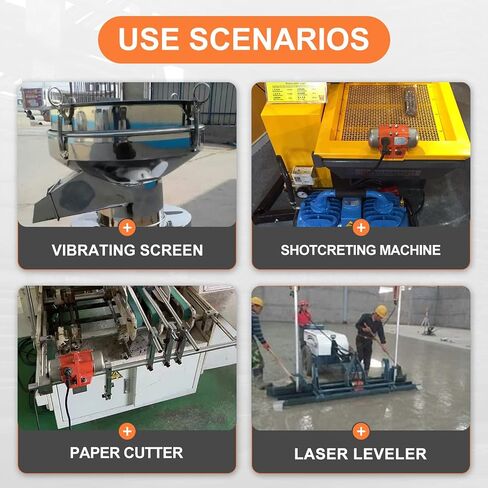 AC 70W Vibration Motor Concrete Vibrator Single Phase 110V 60HZ 70W Vibrating Motor for Sand Shaking Table With US Power Plug and Switch in Kuwait