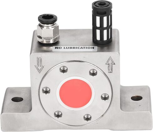 G1/4" Pneumatic Air Turbine Vibrator for Shaking Hoppers, with 60-75 dBa Quiet, GT13 High frequency Stainless Steel Industrial Air Vibrator for Material Flow in Kuwait