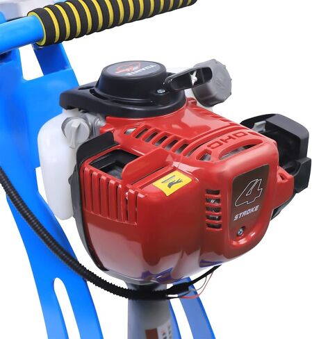 4 Stroke Gas Concrete Wet Screed, Commercial Power Screed Vibratory Screed Power Unit Wet Concrete Screed Board Cement, 35.8CC Steel Cement Vibrator Gasoline Concrete Wet Screed Fits 1-5M Blade in Kuwait