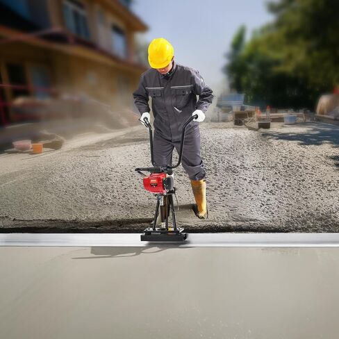 VEVOR Concrete Power Screed, 11ft Aluminum Board Straight Edge Bar Set, 4 Stroke Cement Finishing Vibrating Motor with Height Adjustable Handles, High Efficient Concrete Tools 6500RPM in Kuwait