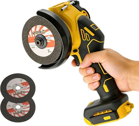 Brushless Cordless Cut-Off Tool for DE-W-A-LT 20V MAX Battery – 20,000 RPM Mini Angle Grinder with LED Light & Safety Lock, Includes 2" Blades for Metal, Wood, Tile & Plastic (Tool Only) in Kuwait