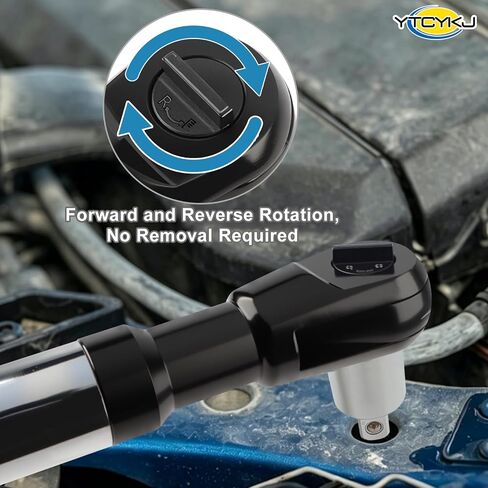 Offset Extension Wrench for Drill - 1/2" Offset Extension Wrench Impact | with Versatile 3/8", 1/4" Socket Adapters, Heavy-Duty Ratchet Extender for Tight Spaces, High Torque & Hard-to-Reach Bolts in Kuwait