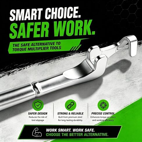 22656 Wrench Extender Tool, Universal 1/2 Inch Drive Adapter for Leverage | Wrench leverage extender adds leverage in tight spaces for rusted bolts, stubborn nuts and automotive repairs in Kuwait