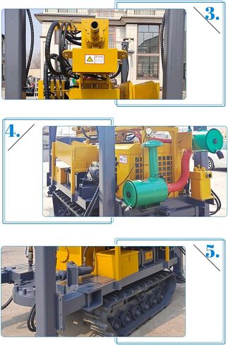 Portable Pneumatic Deep Well Drill Rig | Water Borehole Machine | Portable Water Well Drilling Rig for Remote Areas, Farms, and Municipal Projects with Easy Transport and Setup. in Kuwait