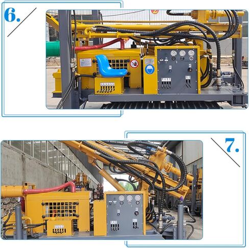 Portable Pneumatic Deep Well Drill Rig | Water Borehole Machine | Portable Water Well Drilling Rig for Remote Areas, Farms, and Municipal Projects with Easy Transport and Setup. in Kuwait