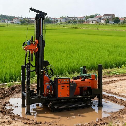 Portable Water Well Drilling Rig | Pneumatic High Efficiency Drill Machine | Portable Drilling Rig for Water Wells, Farms, Construction Sites, and Remote Areas with Easy Transportation. in Kuwait