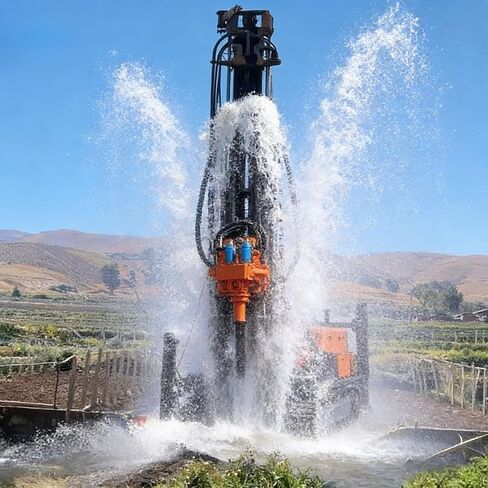 Pneumatic Water Well Drilling Equipment | Deep Borehole Rig System | High Efficiency Water Drilling Machine for Agriculture, Industrial Water Supply, and Geological Exploration Tasks. in Kuwait