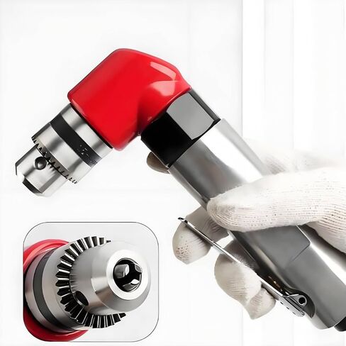Pneumatic Drill Professional Power Drill Corner Pneumatic Tool Alloy Body Ergonomic Lever High-Speed Motor suitable for construction assembly projects in Kuwait